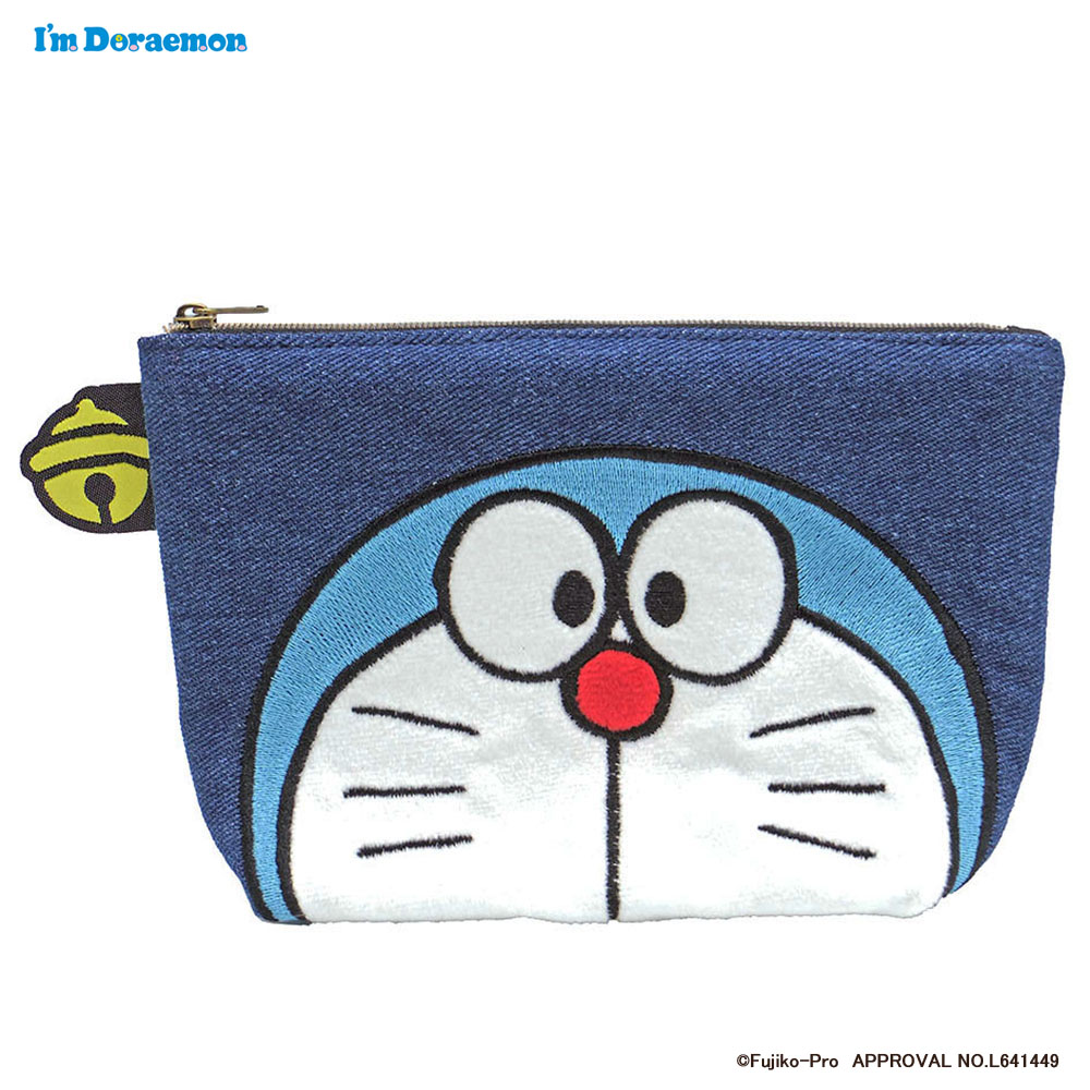 ドラえもん フェイスポーチ Denim