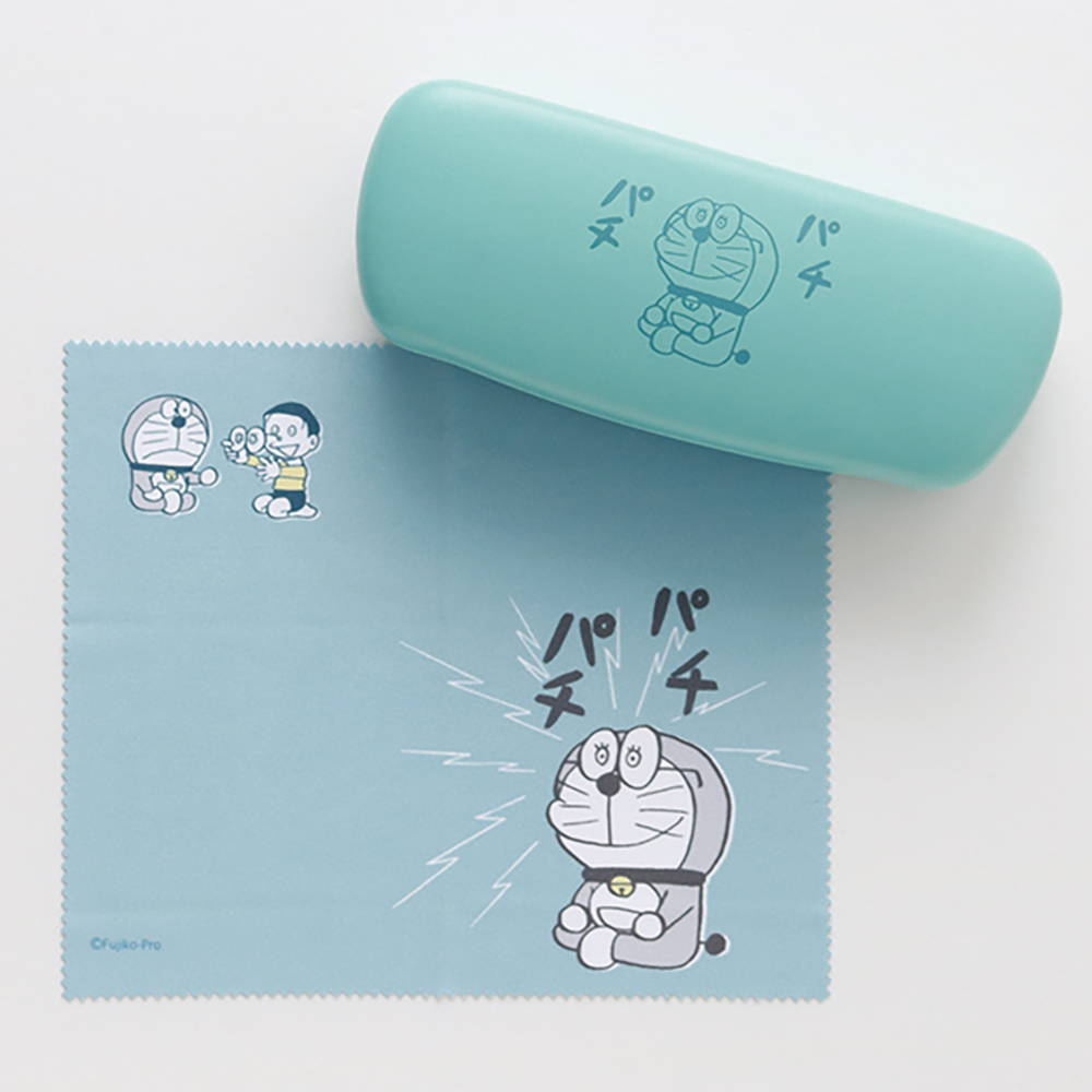 ドラえもん メガネケース・クロスセット（blue）