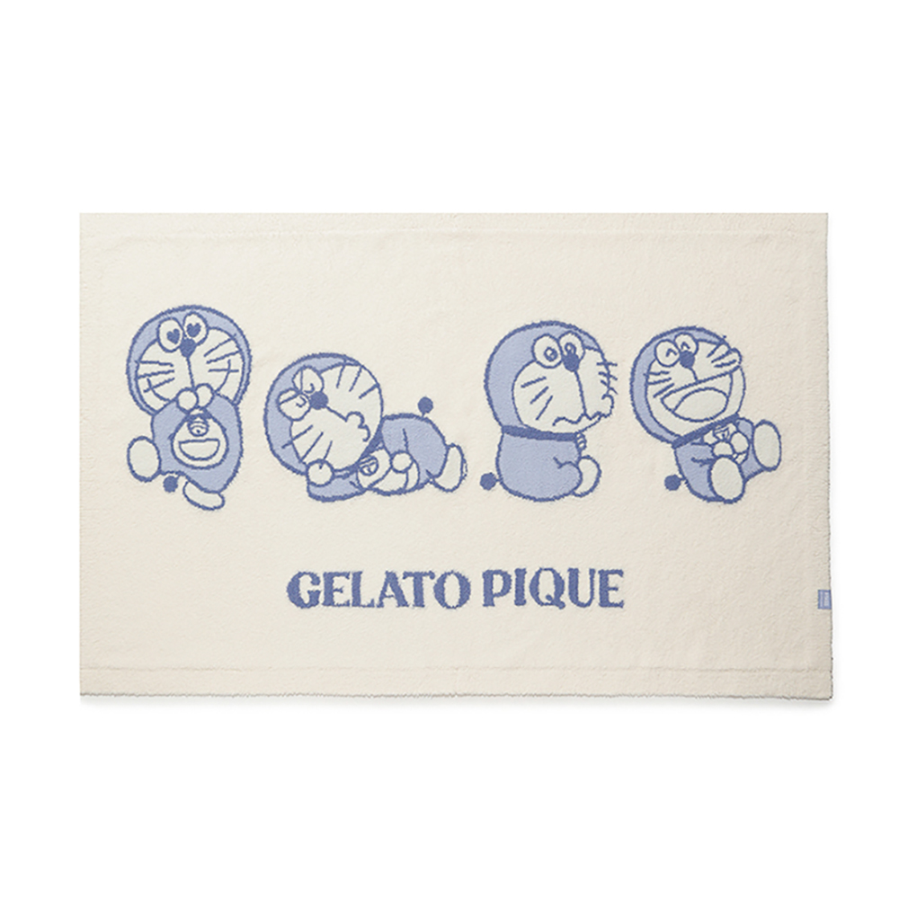 【ドラえもん】ベビモコジャガードブランケット BLU