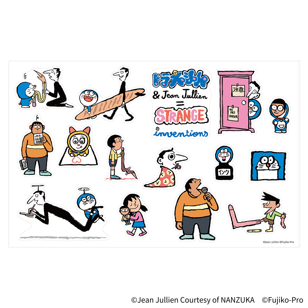 DORAEMON ＆ Jean Jullien STICKERS