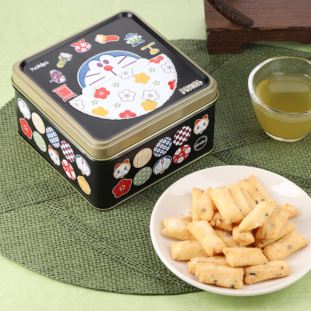 ドラえもん ビーバー エンボス缶 （黒）