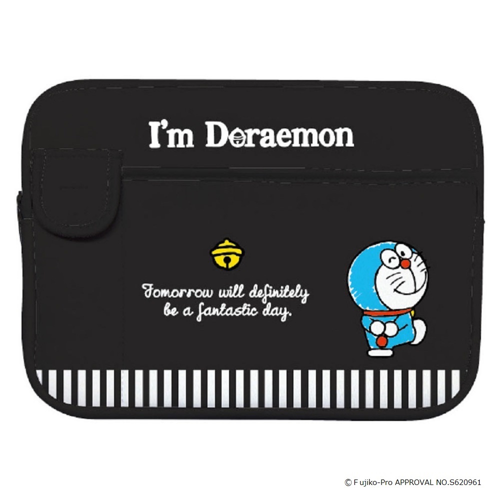 I'm Doraemon タブレットケース ブラック