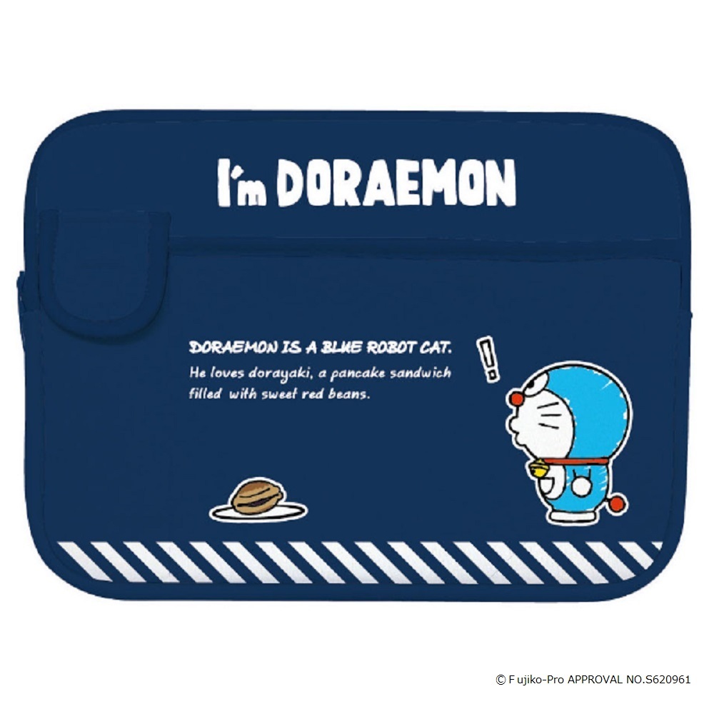 I'm Doraemon タブレットケース ネイビー