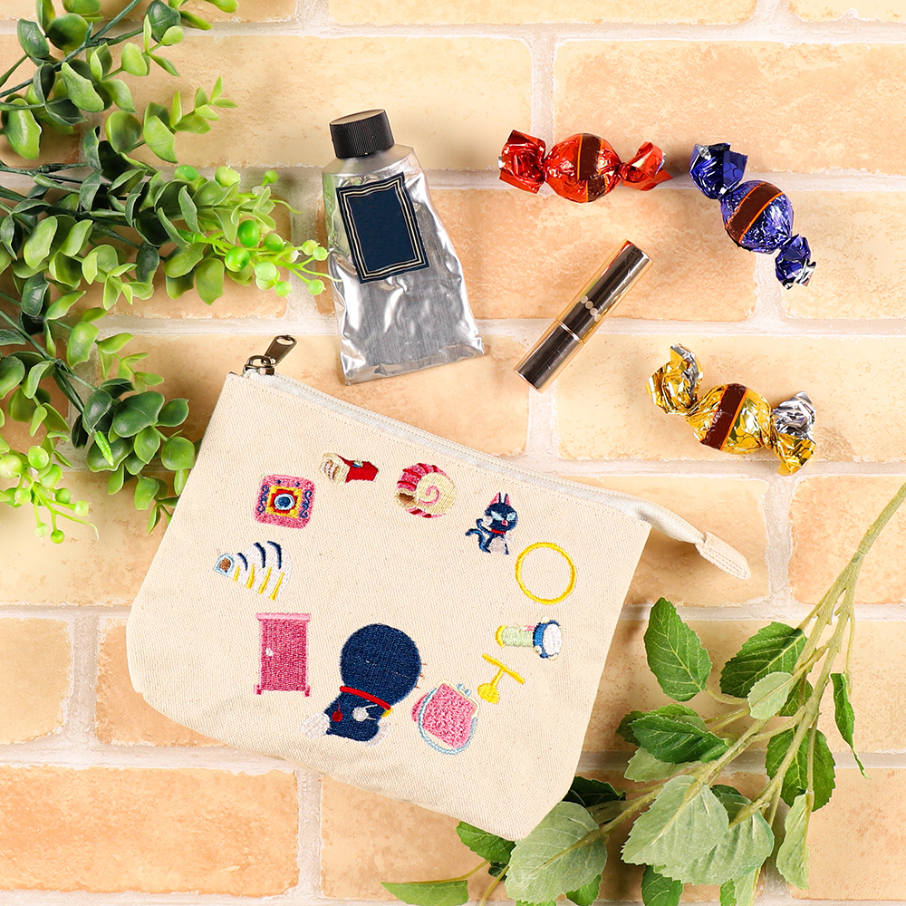ドラえもん 刺繍ポーチ(ひみつ道具)