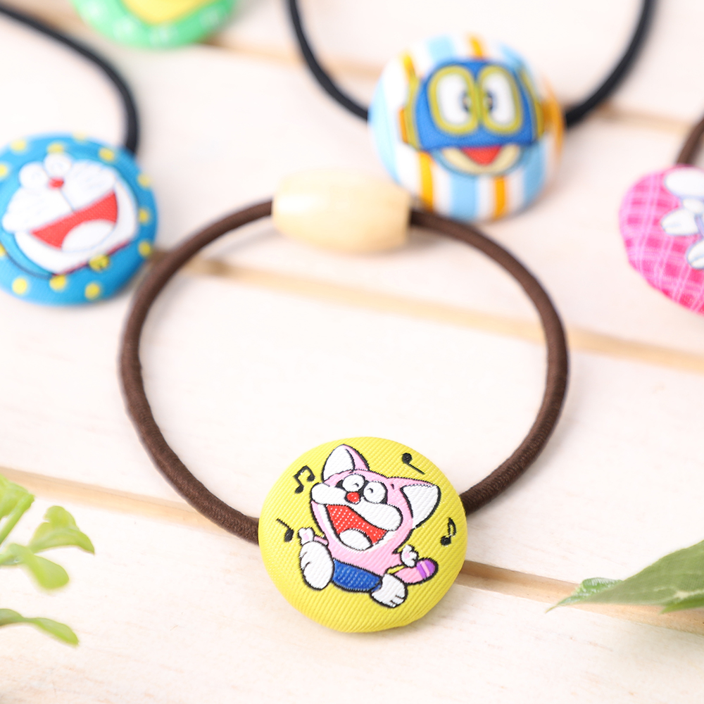 くるみボタンヘアゴム ポコニャン