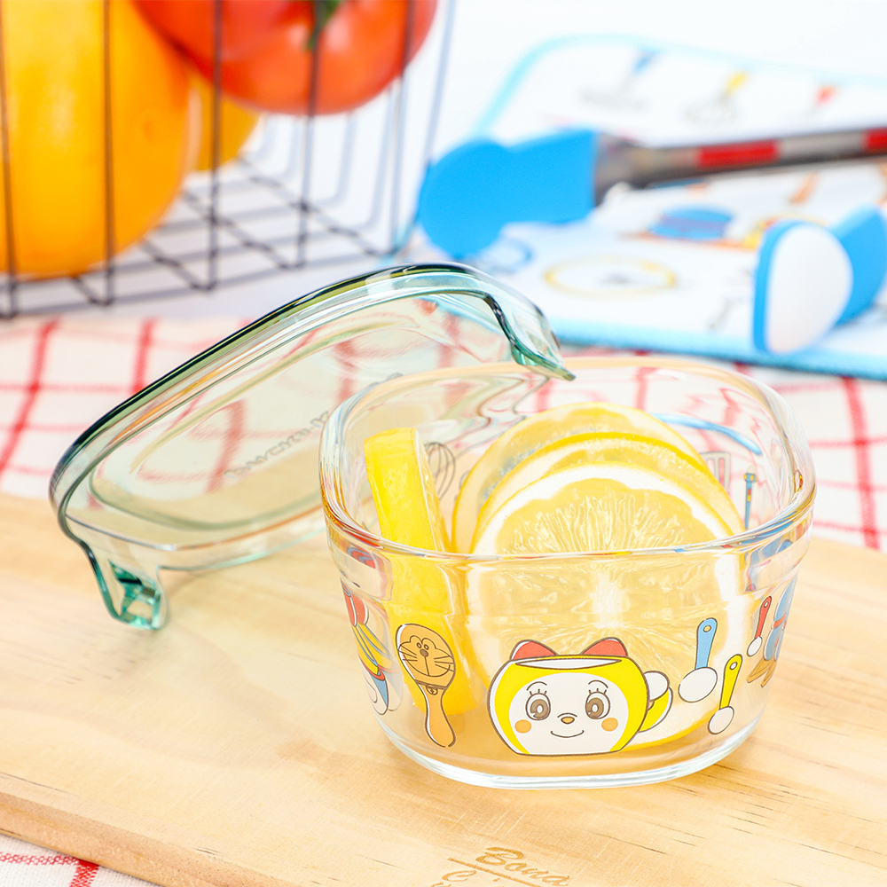  Tempat Makanan Mirai Doraemon Kaca Tahan Panas Microwave 200mL 