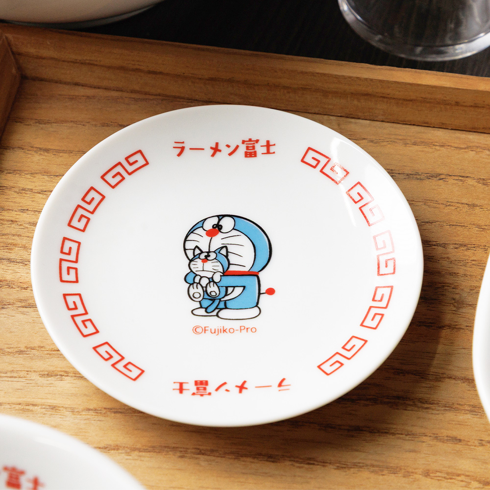 ドラえもん カムカムキャットフードを食べた猫 しょうゆ皿