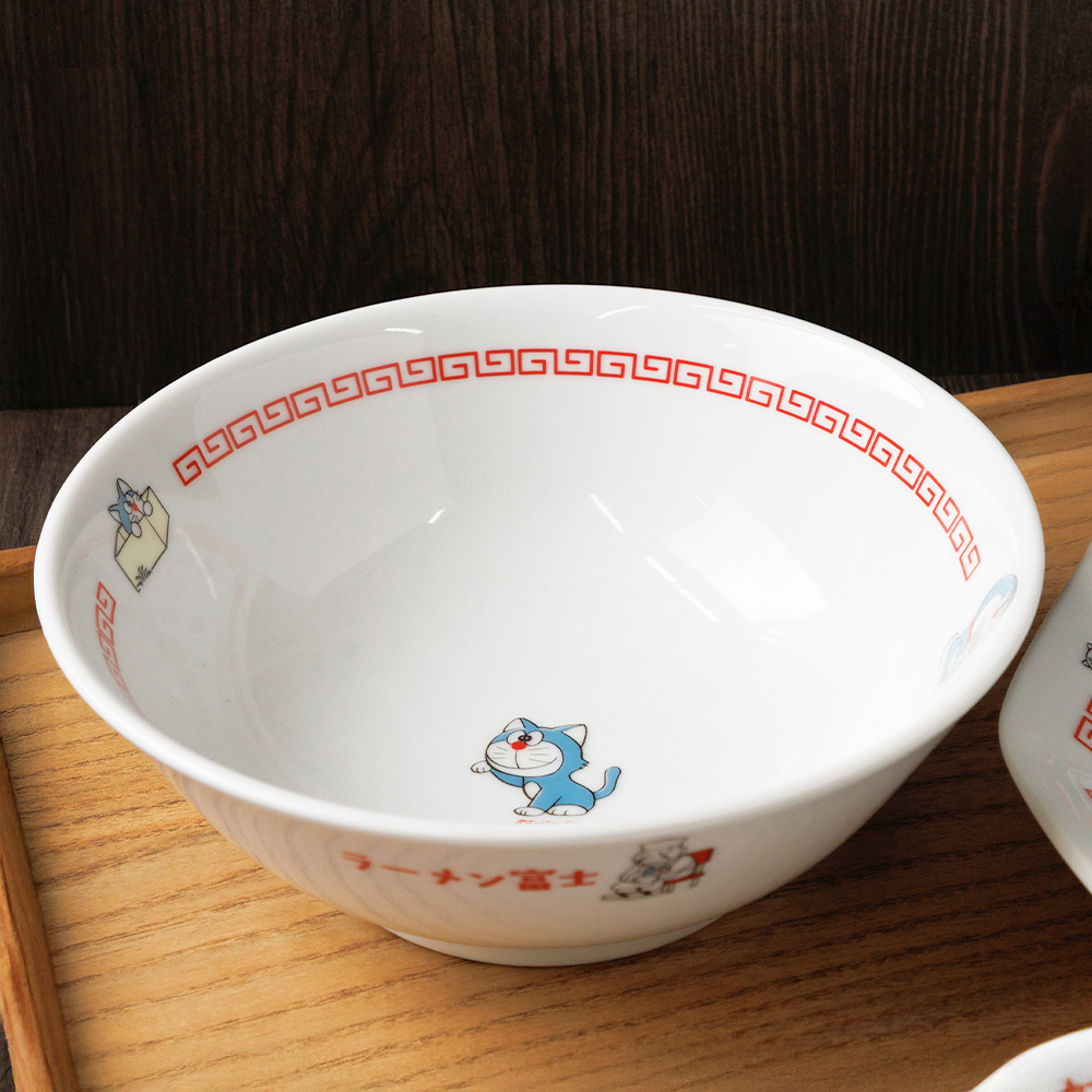 ドラえもん カムカムキャットフードを食べた猫シリーズ ラーメンどんぶり