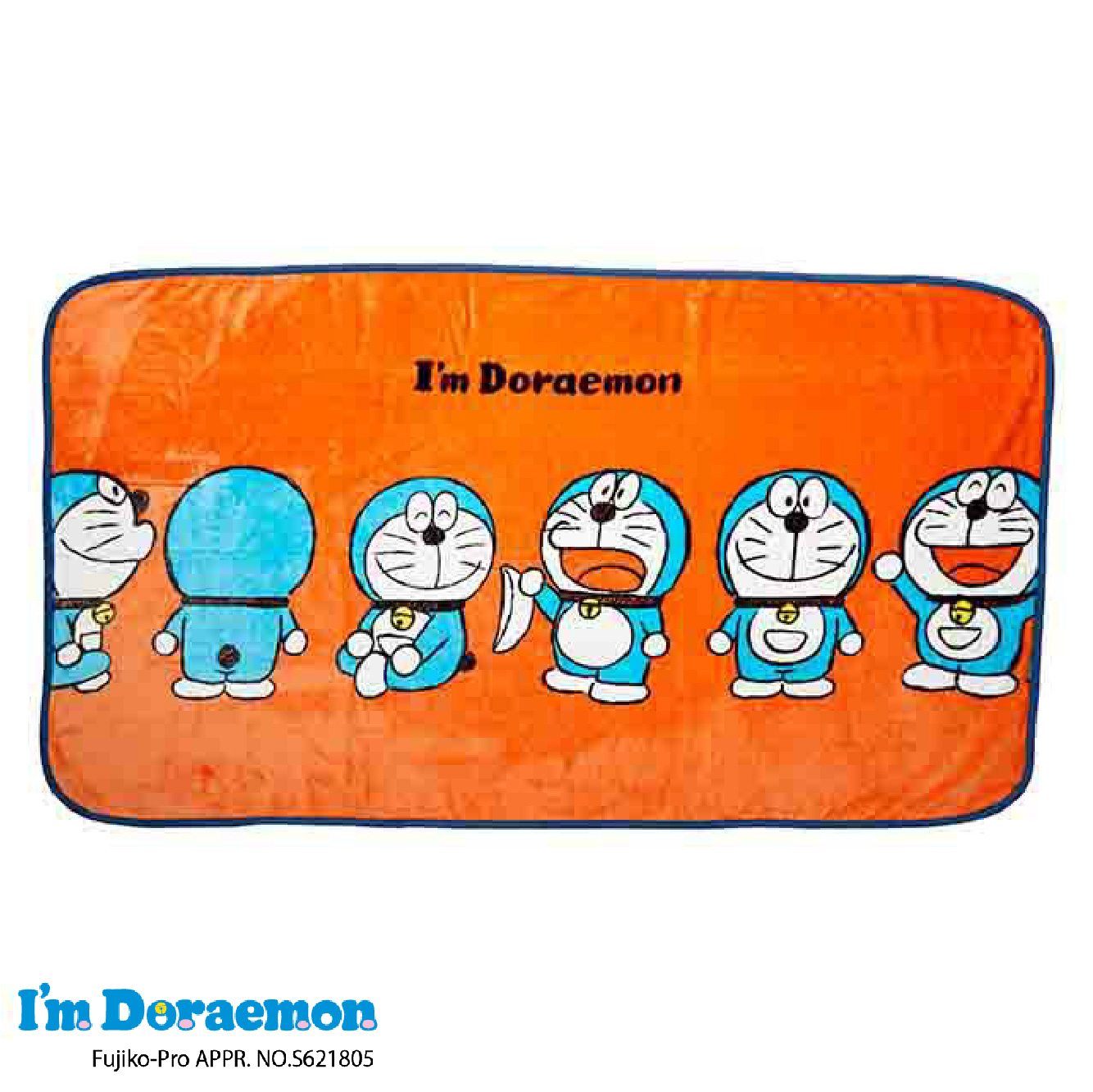 I'm Doraemon ドラえもん シンプルライン ロングブランケット